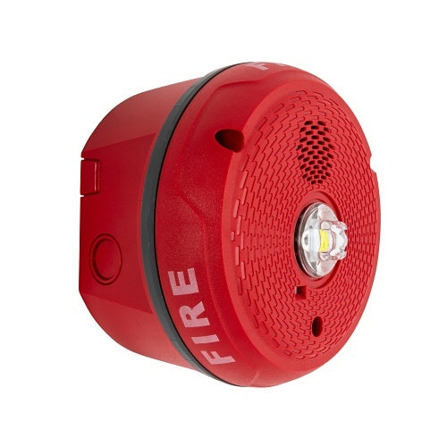System Sensor PC2RKLED L-Series Outdoor LED Horn Strobe, Red Ceiling - view 2