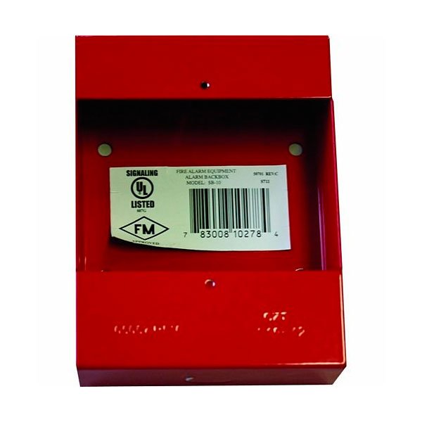 Fire-Lite SB-10 SB-10 Surface Back Box for BG-12 Pull Stations - view 2