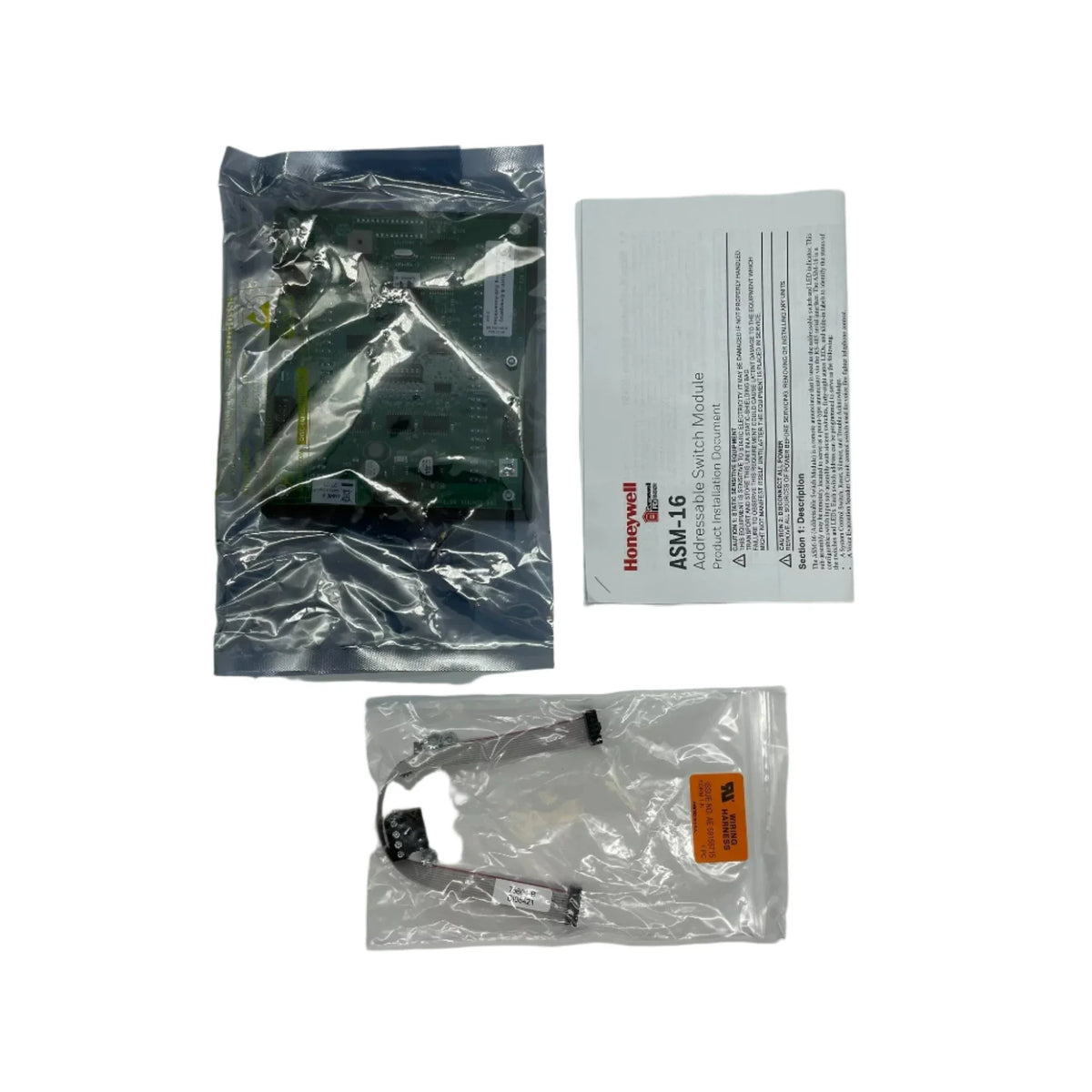 Gamewell-FCI 1100-0455 ASM-16 addressable switch module with 16 programmable switches - view 2