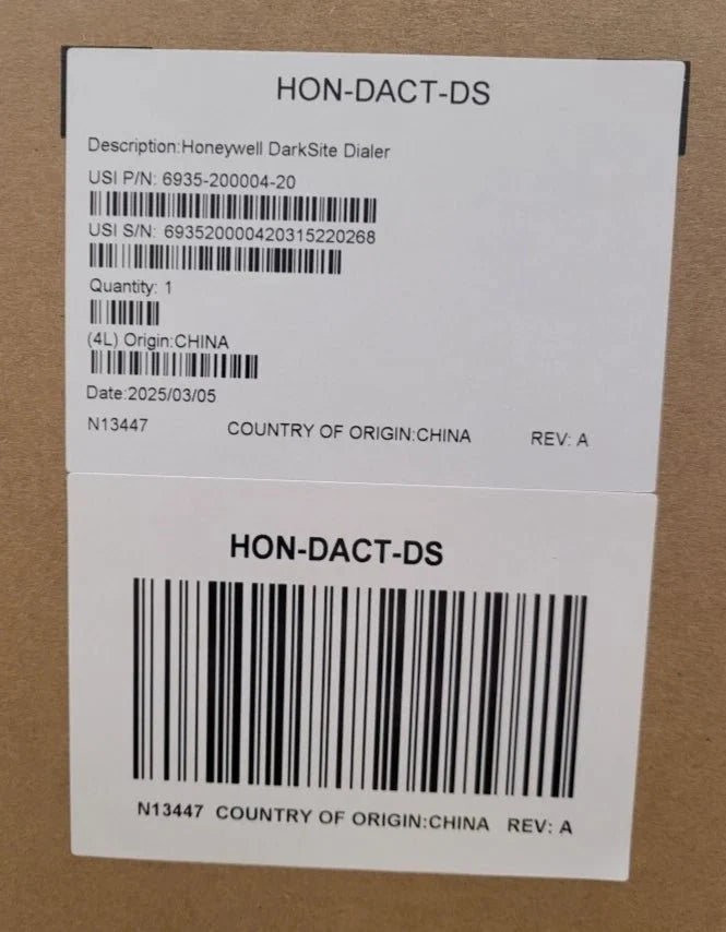 Honeywell HON-DACT-DS dual-line digital alarm communicator in red enclosure - view 2