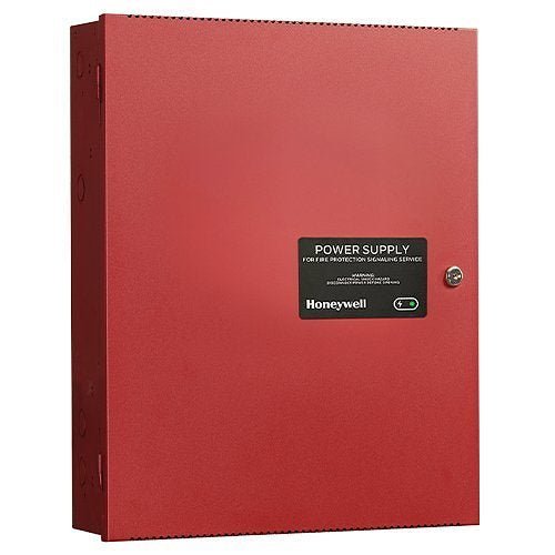 Honeywell HPF-PS6 6 A 120 VAC remote power supply in red steel enclosure - view 2