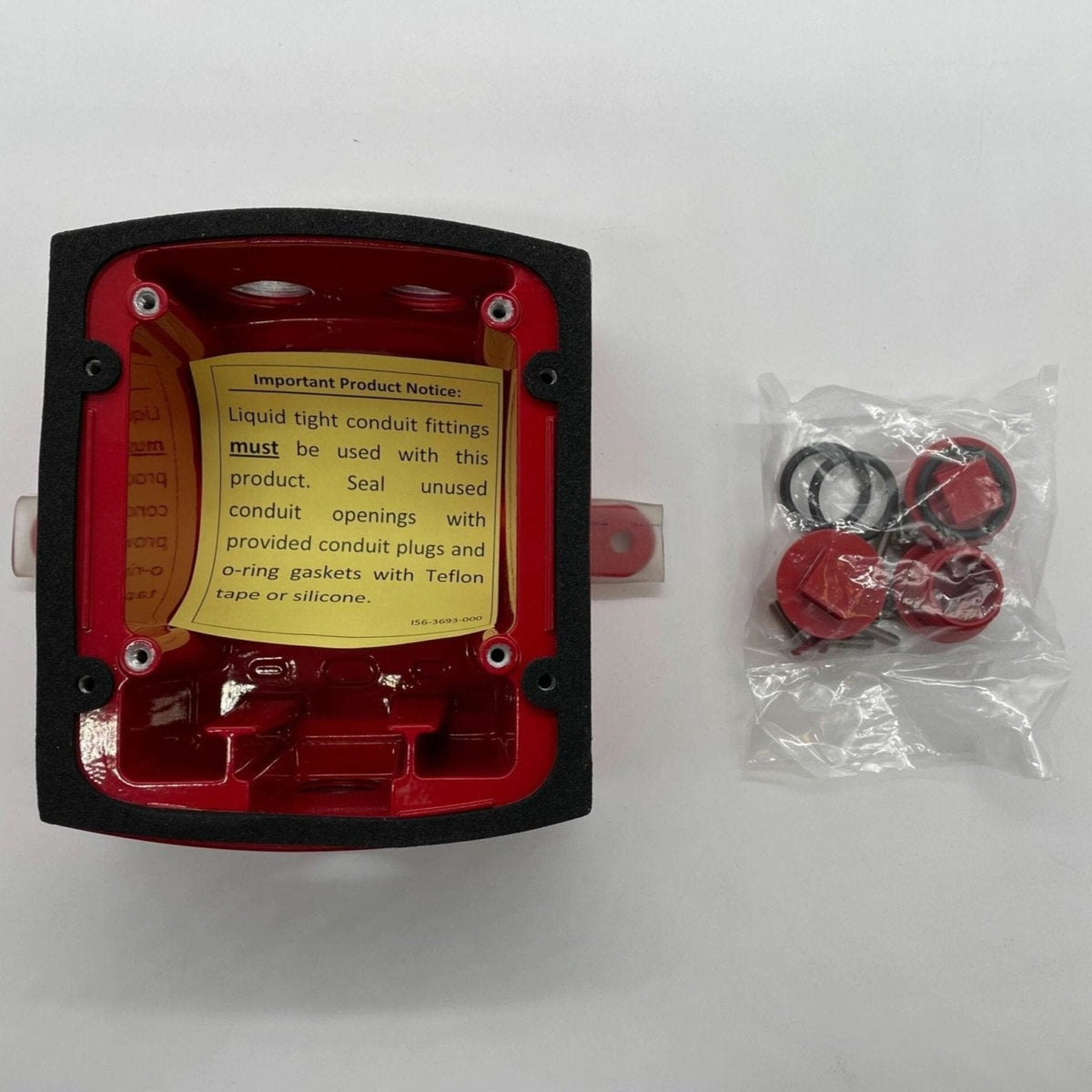 System Sensor MWBB Red Weatherproof Back Box, SpectrAlert Advance - view 2