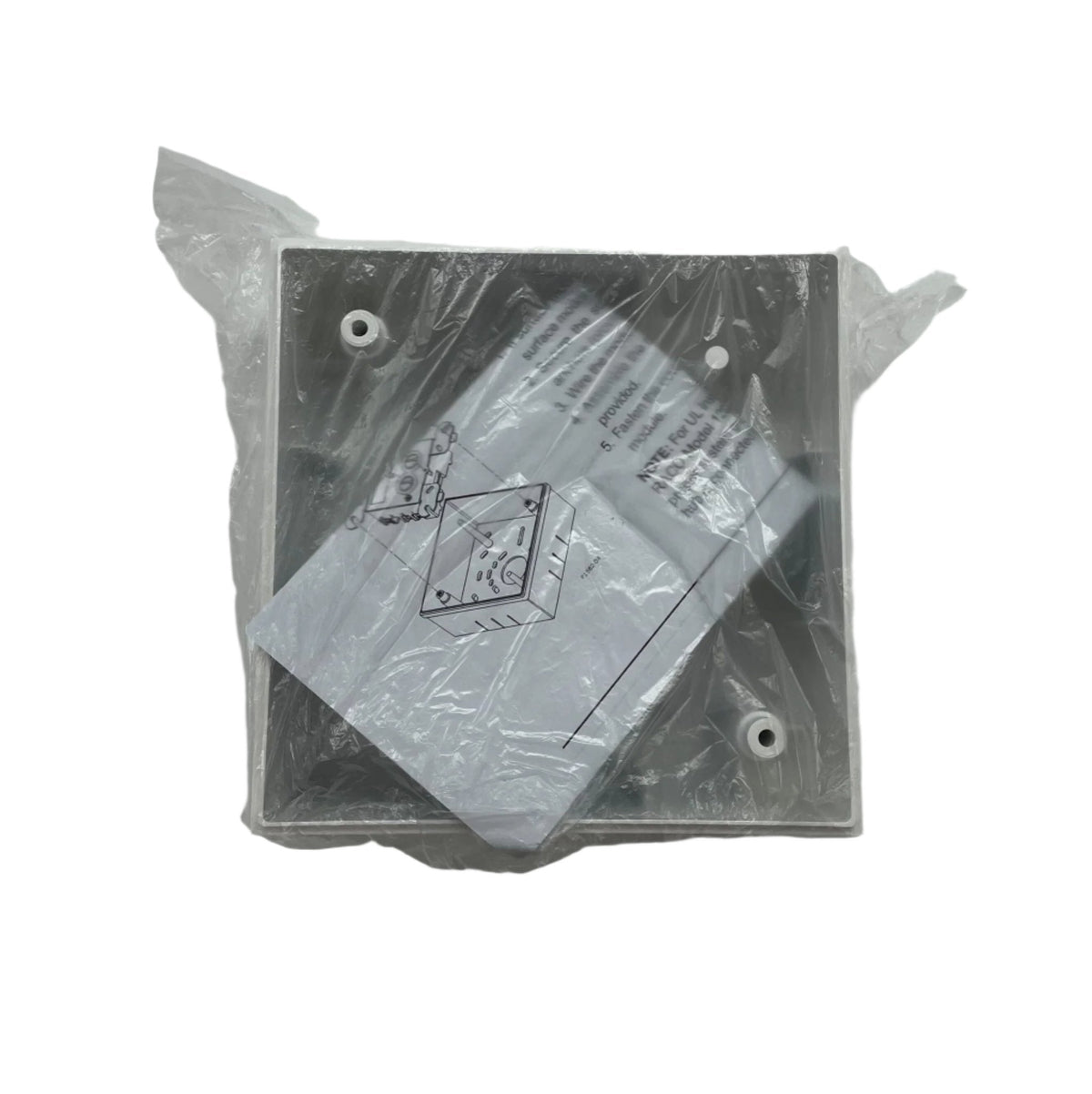 System Sensor SMB500-WH White plastic surface-mount box for System Sensor modules - view 2