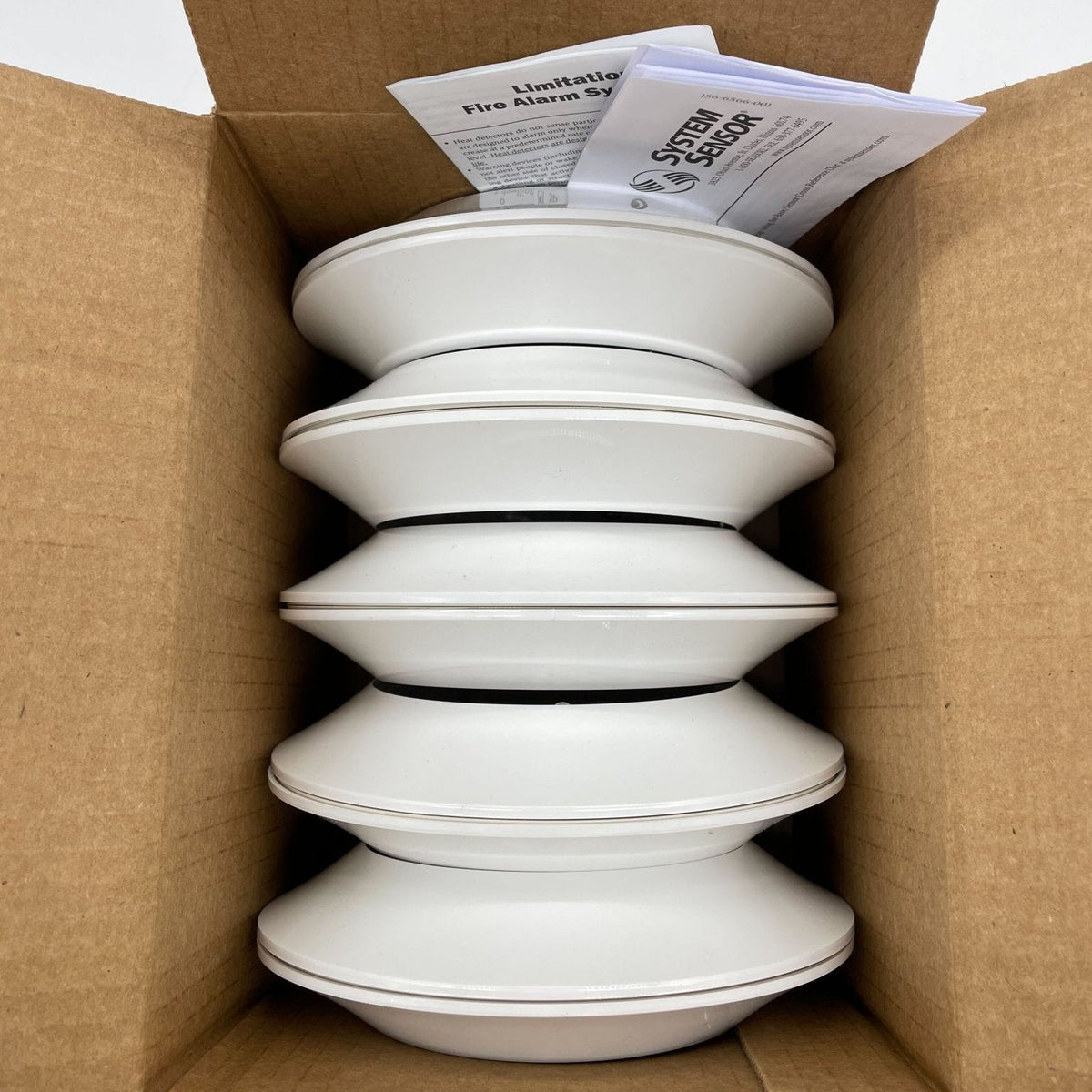 System Sensor B300-6-BP 6" Flanged Base, 10-Pack, White - view 2