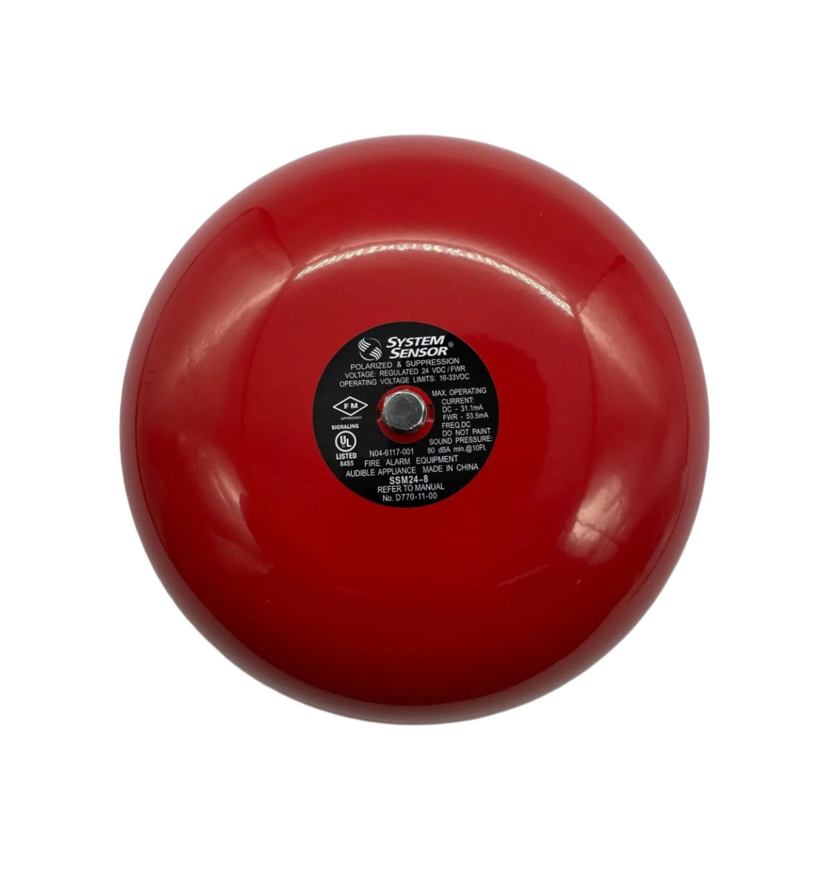 System Sensor SSM24-8 8-inch alarm bell, 24 VDC - view 2