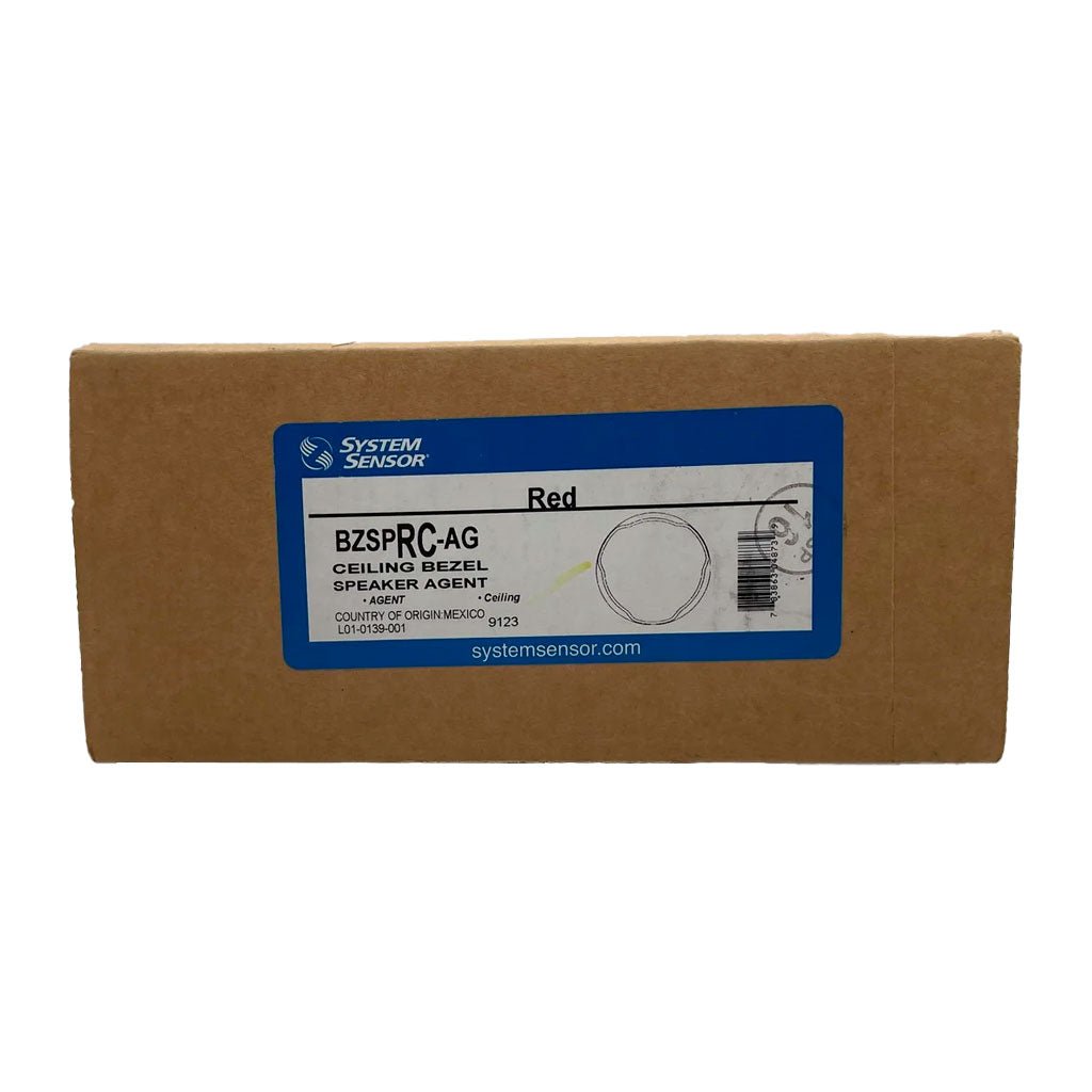 System Sensor BZSPRC-AG Red AGENT Bezel Kit for L-Series Ceiling-Mount Appliances - view 2