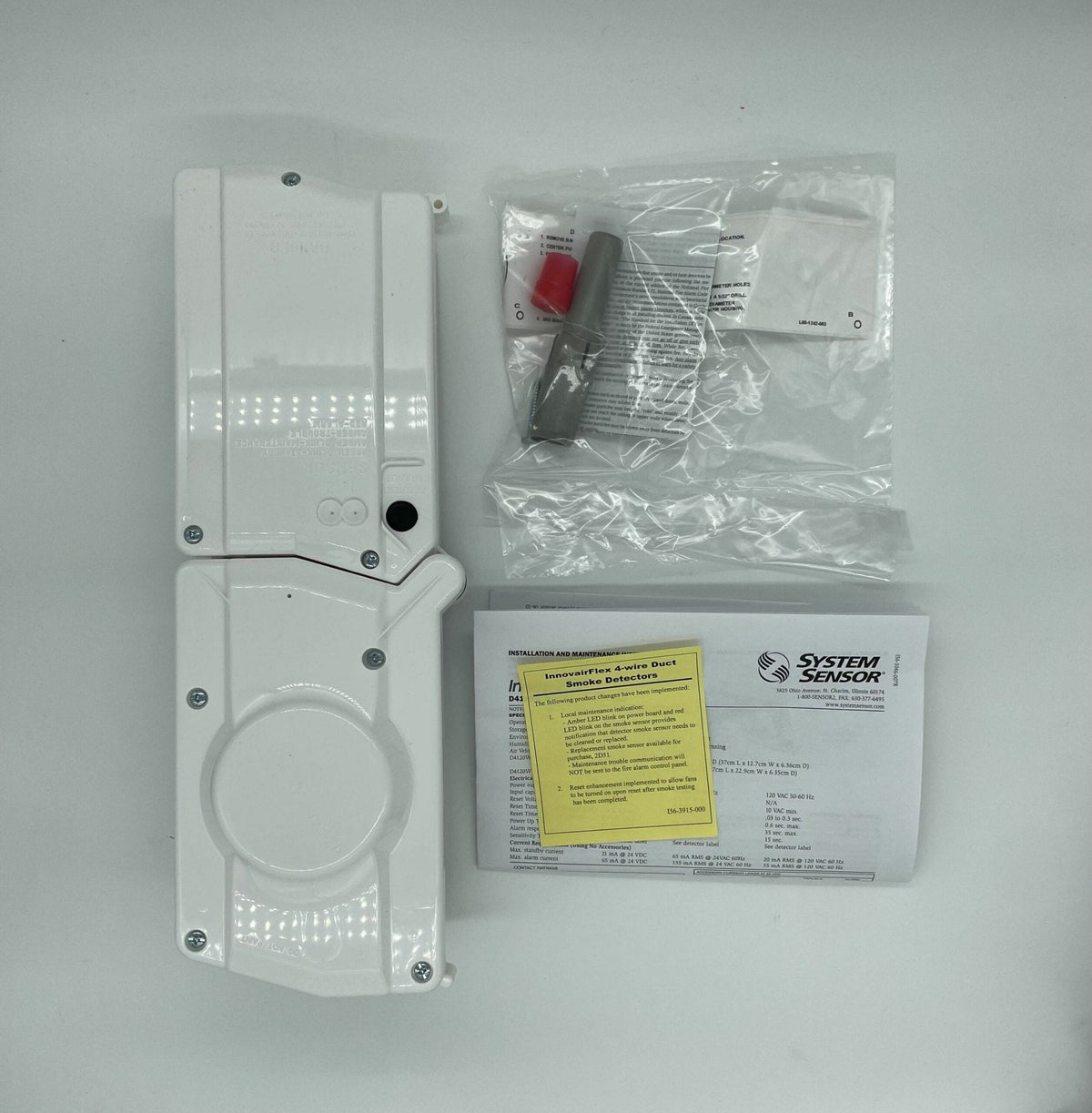System Sensor D4120W Watertight InnovairFlex 4-Wire Photoelectric Duct Smoke Detector - view 2