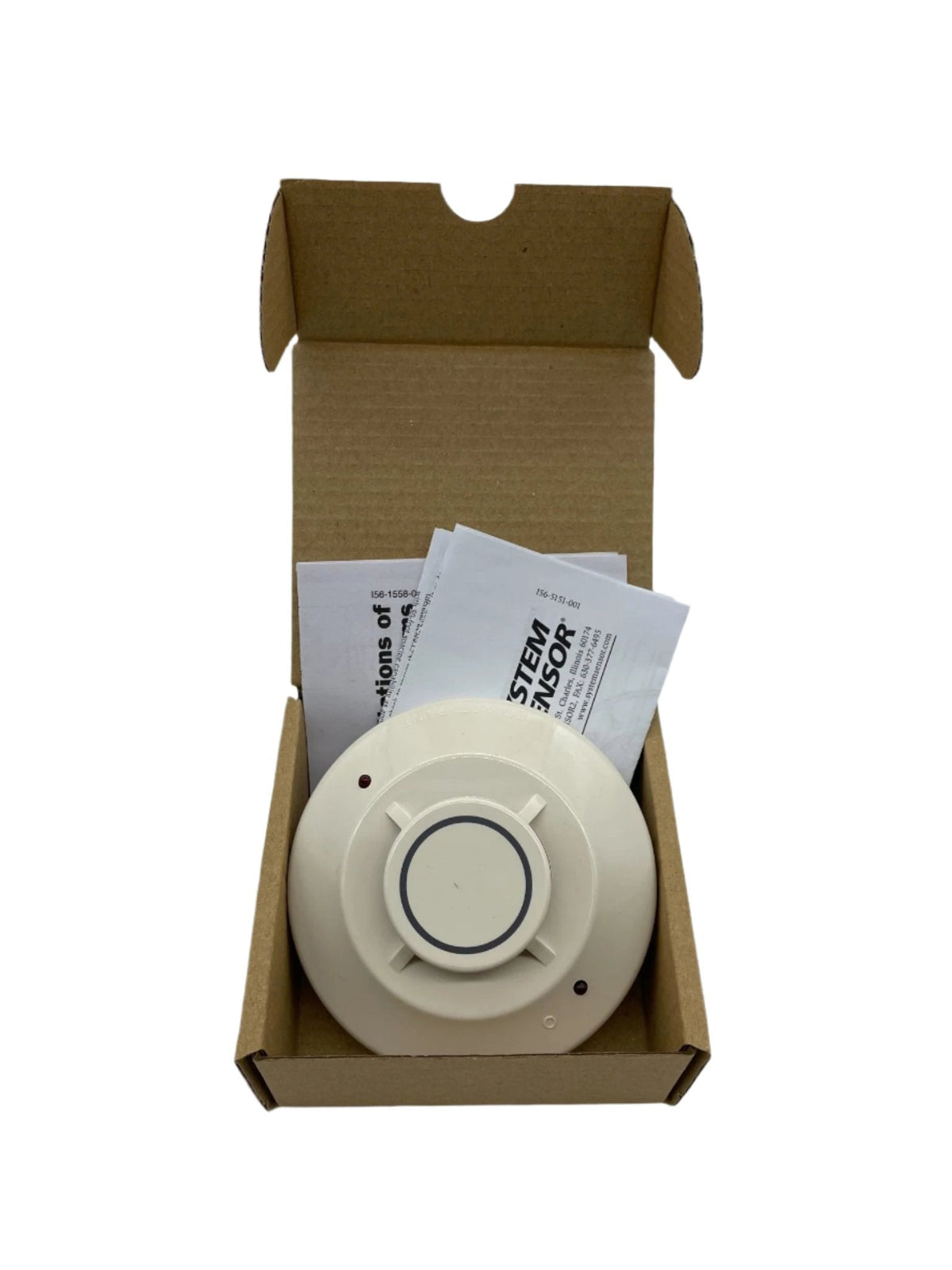 System Sensor 5151 low-profile 135°F fixed temperature and rate-of-rise plug-in heat detector - view 2
