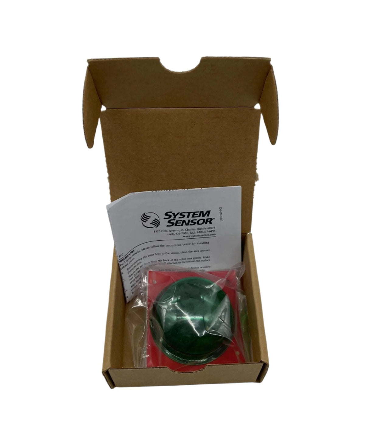 System Sensor LENS-GC2 Green Strobe Color Lens, L-Series Ceiling - view 2
