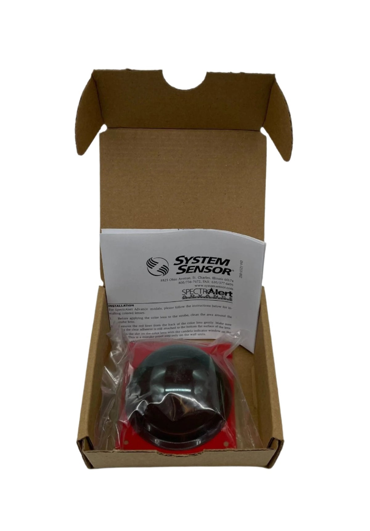 System Sensor LENS-GC Green Strobe Color Lens, SpectrAlert Advance Ceiling - view 2