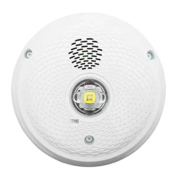 System Sensor PC2WKLED-P L-Series Outdoor LED Horn Strobe, White, Plain - view 2