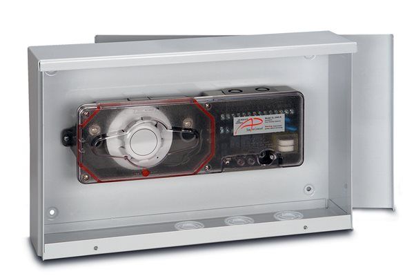 APC WP-2000 weatherproof steel enclosure for SL series duct smoke detectors
